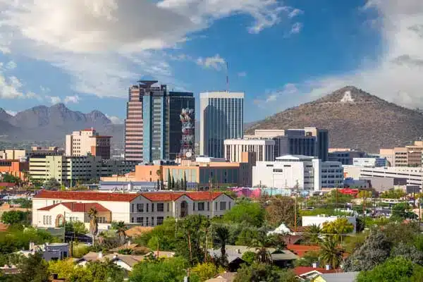 View of Tucson downtown, area of service for TagLine Media, a local SEO Agency in Tucson